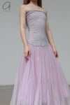 marc le bihan strapless dress 21930 ORCHIDEE